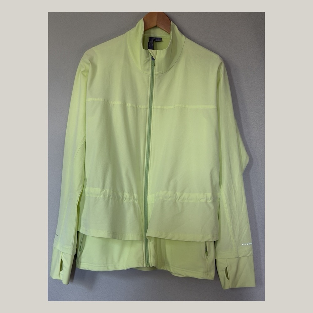 Sweaty Betty Fast Lane Running Jacket Lime Green XL